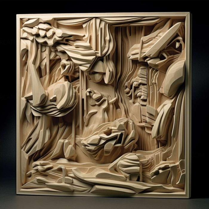 نموذج ثلاثي الأبعاد لآلة CNC 3D Art 